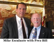 Mike Escalante with Pres Bill