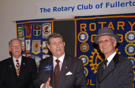 Prez Bill, RI President Rick King, and a happy Jim Young